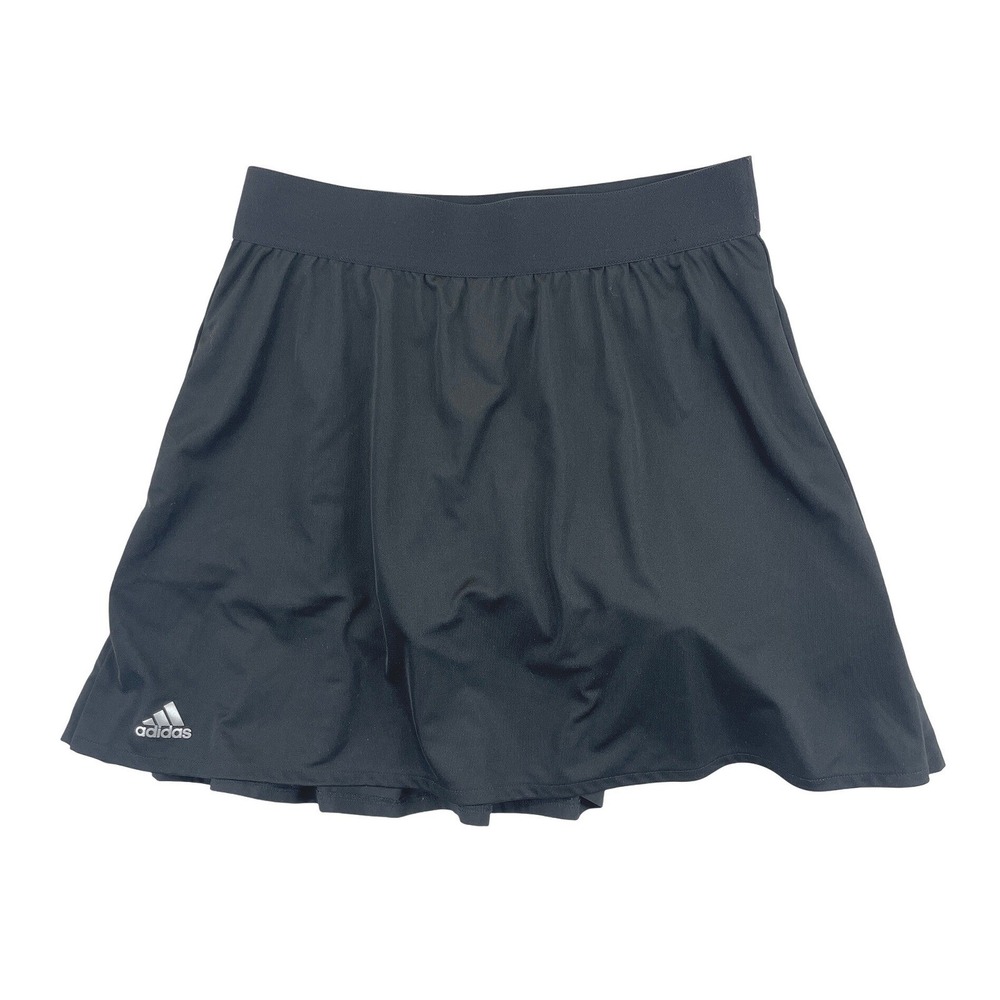 adidas Climalite Tennis Skort Womens S Black Athletic Pleated Golf Running